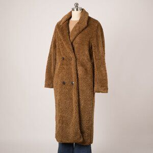Zadig & Voltaire Brown Teddy Coat Size S